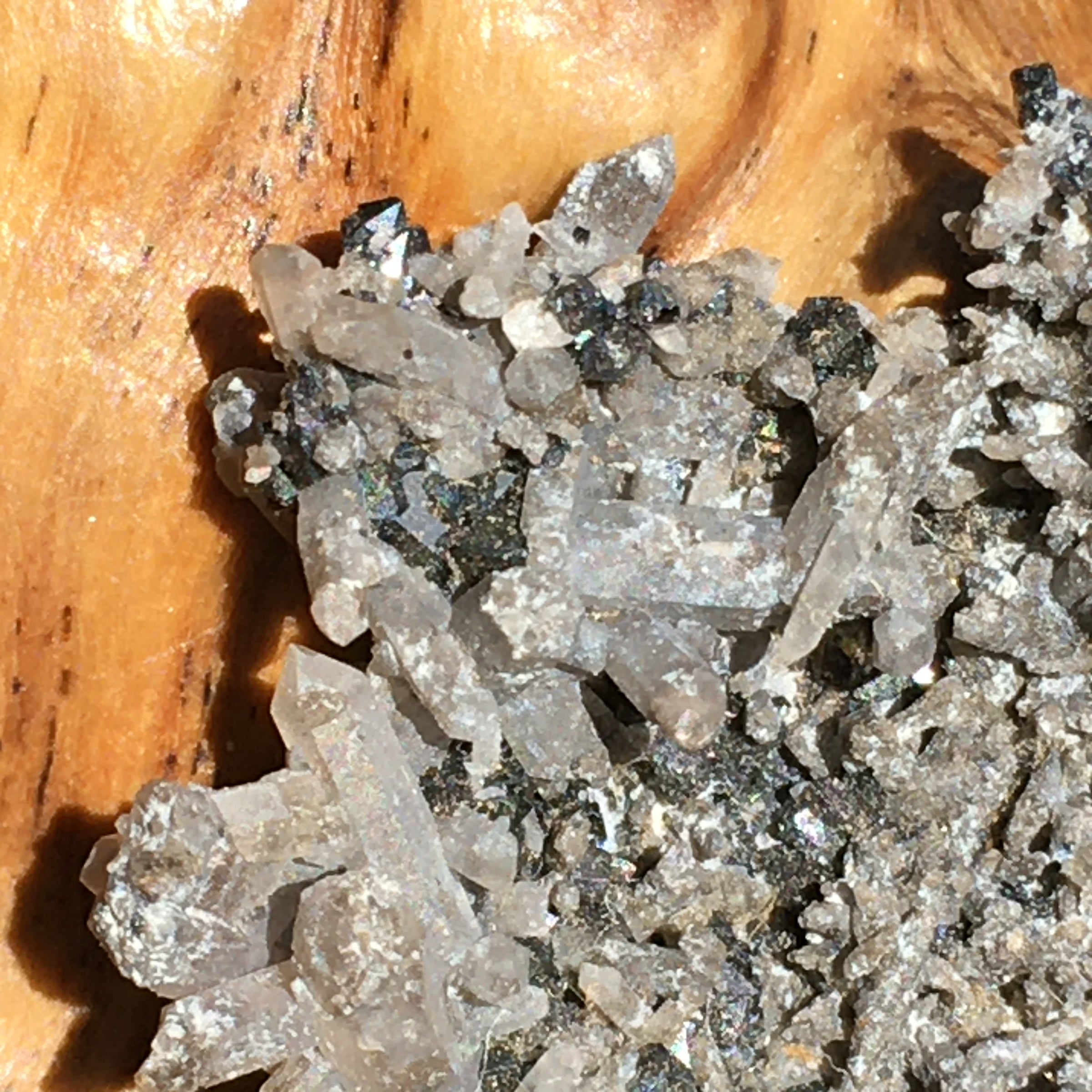 RARE Brookite Crystals in Quartz Matrix-Moldavite Life