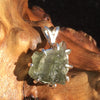 Silver Moldavite Pendant Natural Genuine-Moldavite Life