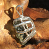 Silver Moldavite Pendant Natural Genuine-Moldavite Life