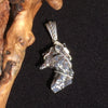 Meteorite Pendant Sterling Silver "Field of Heaven"-Moldavite Life
