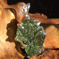 Silver Moldavite Pendant Natural Genuine-Moldavite Life