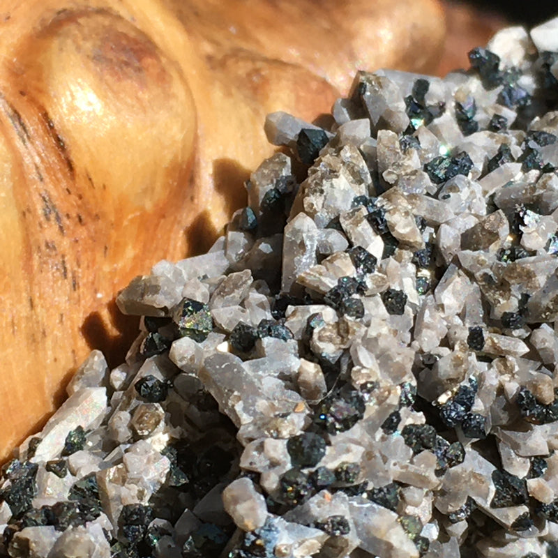 RARE Brookite Crystals in Quartz Matrix-Moldavite Life