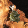 Silver Moldavite Pendant Natural Genuine-Moldavite Life