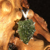 Silver Moldavite Pendant Natural Genuine-Moldavite Life