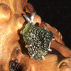 Silver Moldavite Pendant Natural Genuine-Moldavite Life