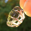 Silver Moldavite Pendant Natural Genuine-Moldavite Life