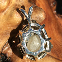 Moldavite Phenacite Herkimer Basket Pendant Silver-Moldavite Life