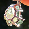 Moldavite Phenacite Herkimer Basket Pendant Silver-Moldavite Life