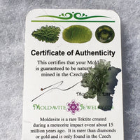 Besednice Moldavite Genuine Certified 1.3 grams-Moldavite Life