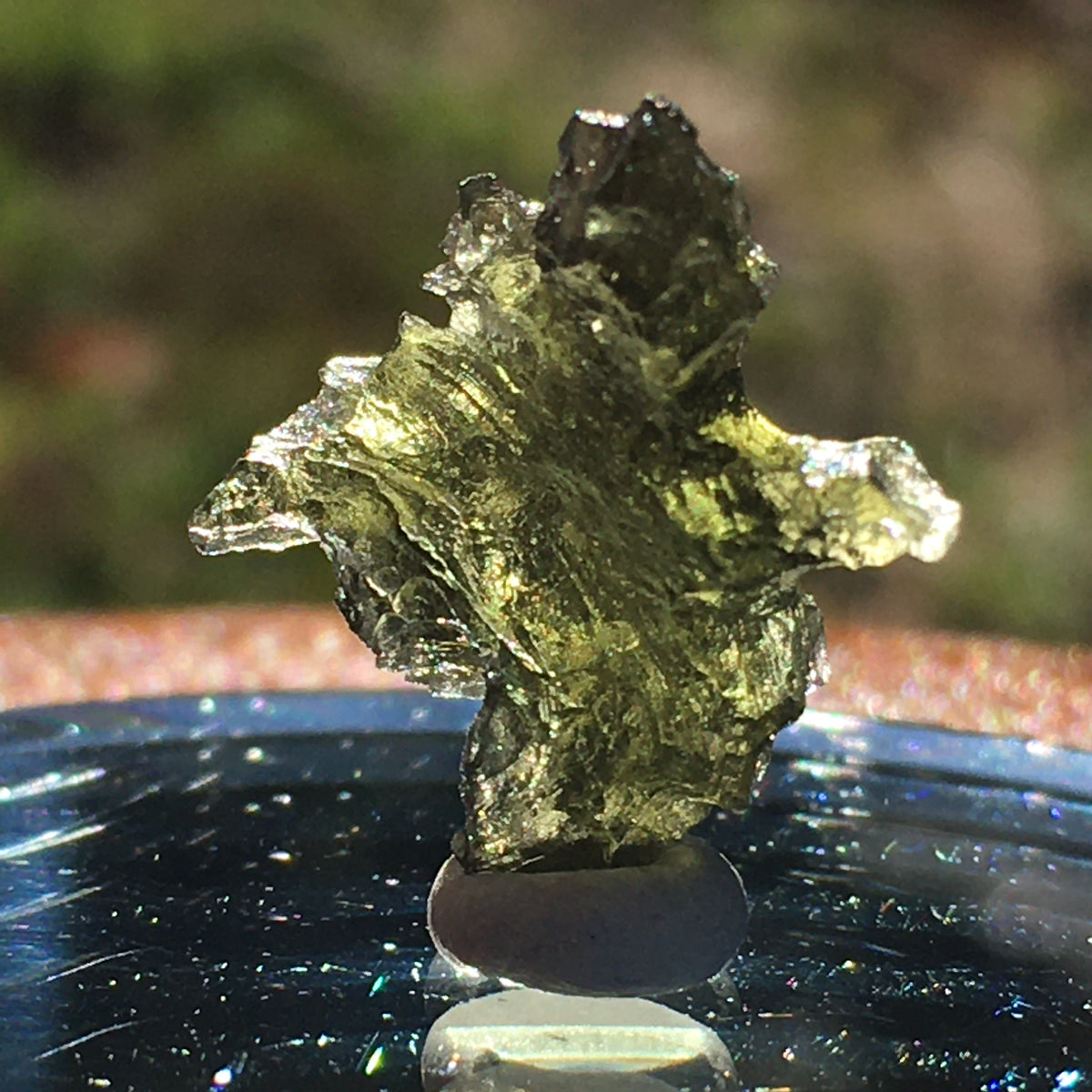 Besednice Moldavite Genuine Certified 0.9 grams-Moldavite Life