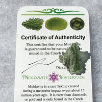 Besednice Moldavite Genuine Certified 1.1 grams-Moldavite Life