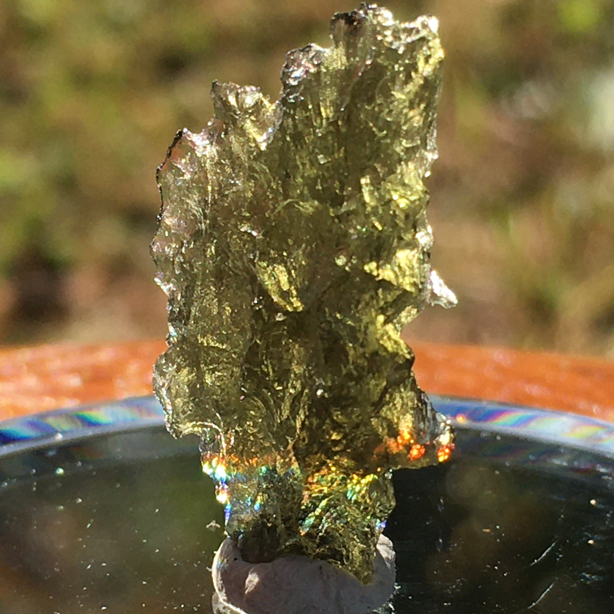 Besednice Moldavite Genuine Certified 1.3 grams-Moldavite Life