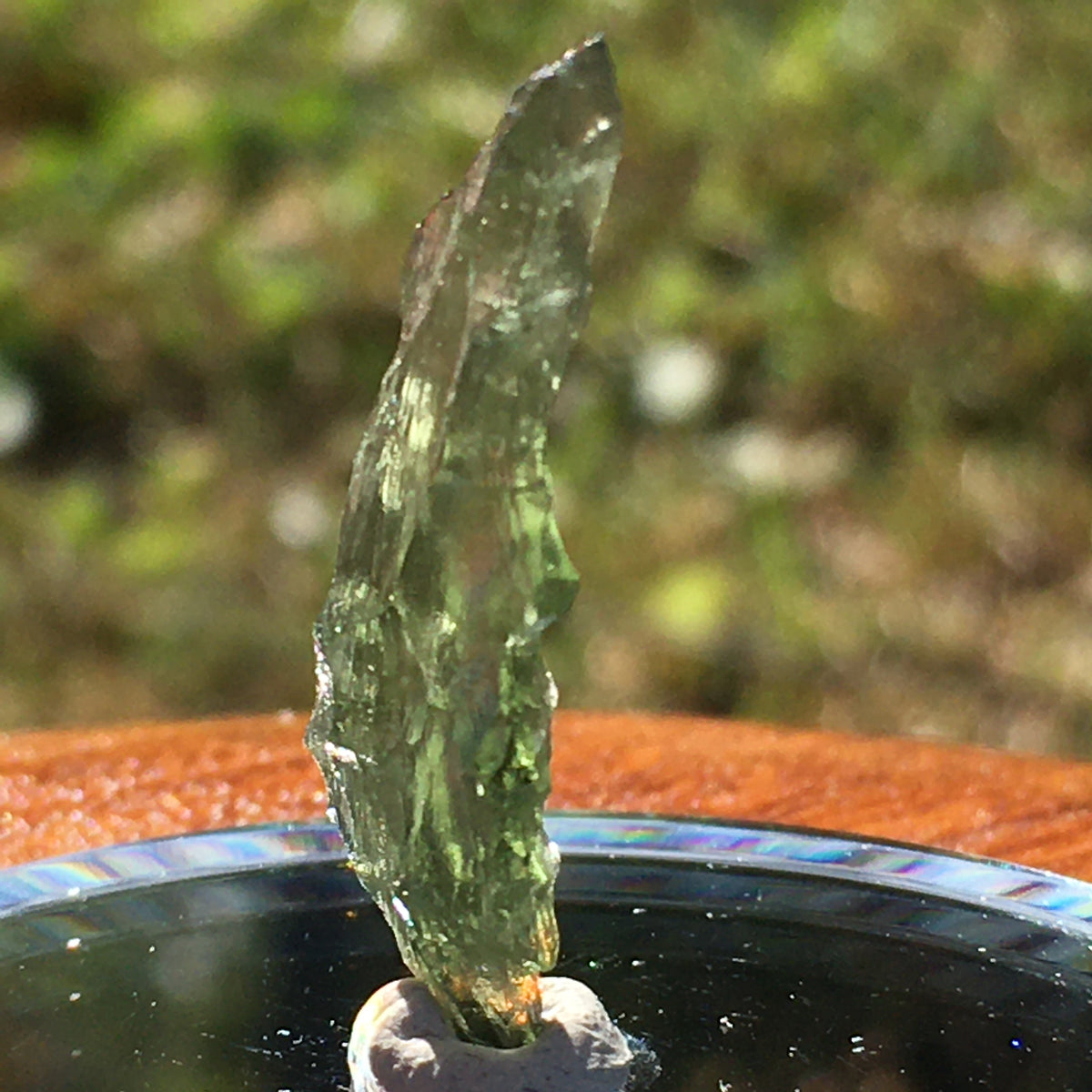 Besednice Moldavite Genuine Certified 0.8 grams-Moldavite Life