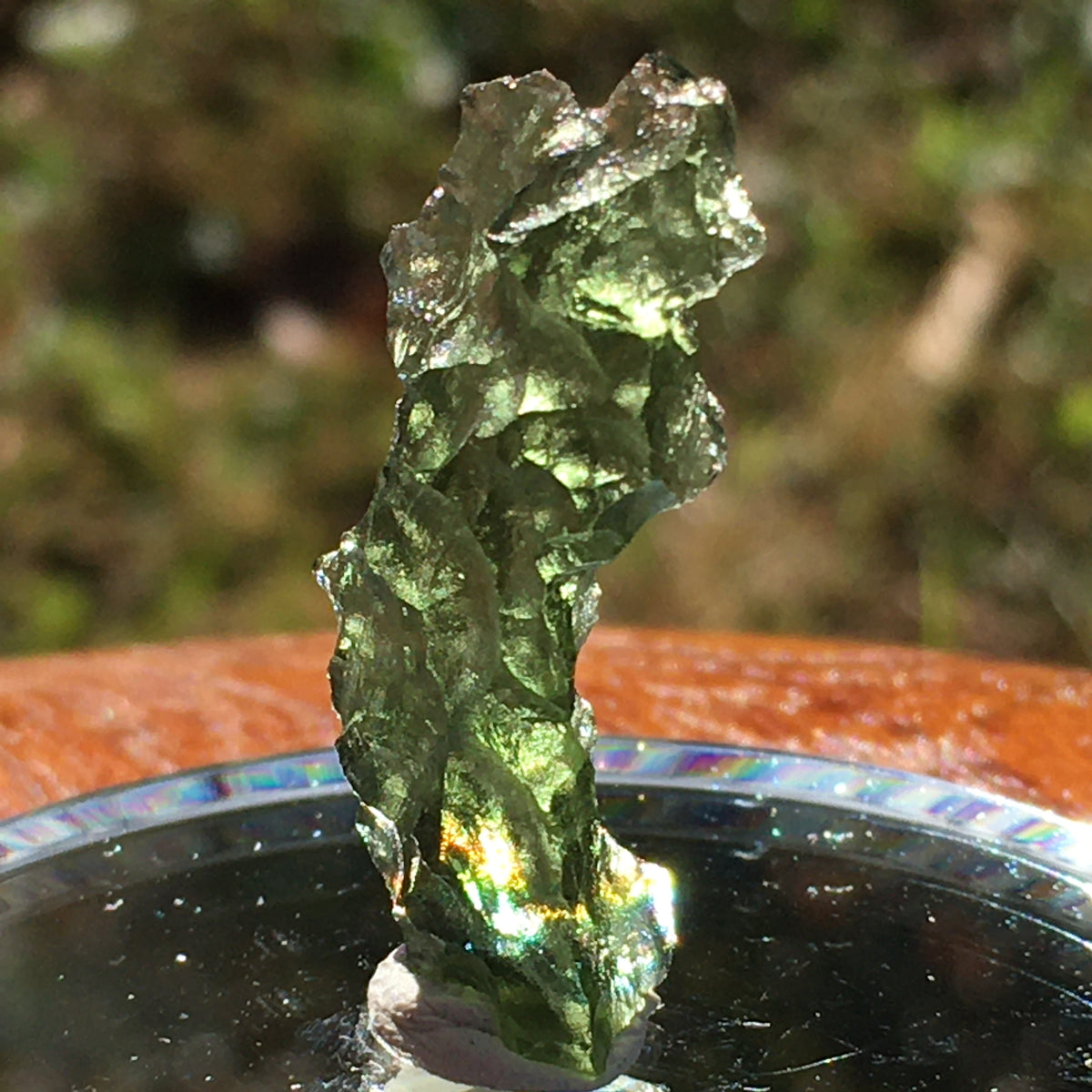 Besednice Moldavite Genuine Certified 1.9 grams-Moldavite Life