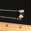 Moldavite Phenacite Sterling Silver Bead Necklace-Moldavite Life