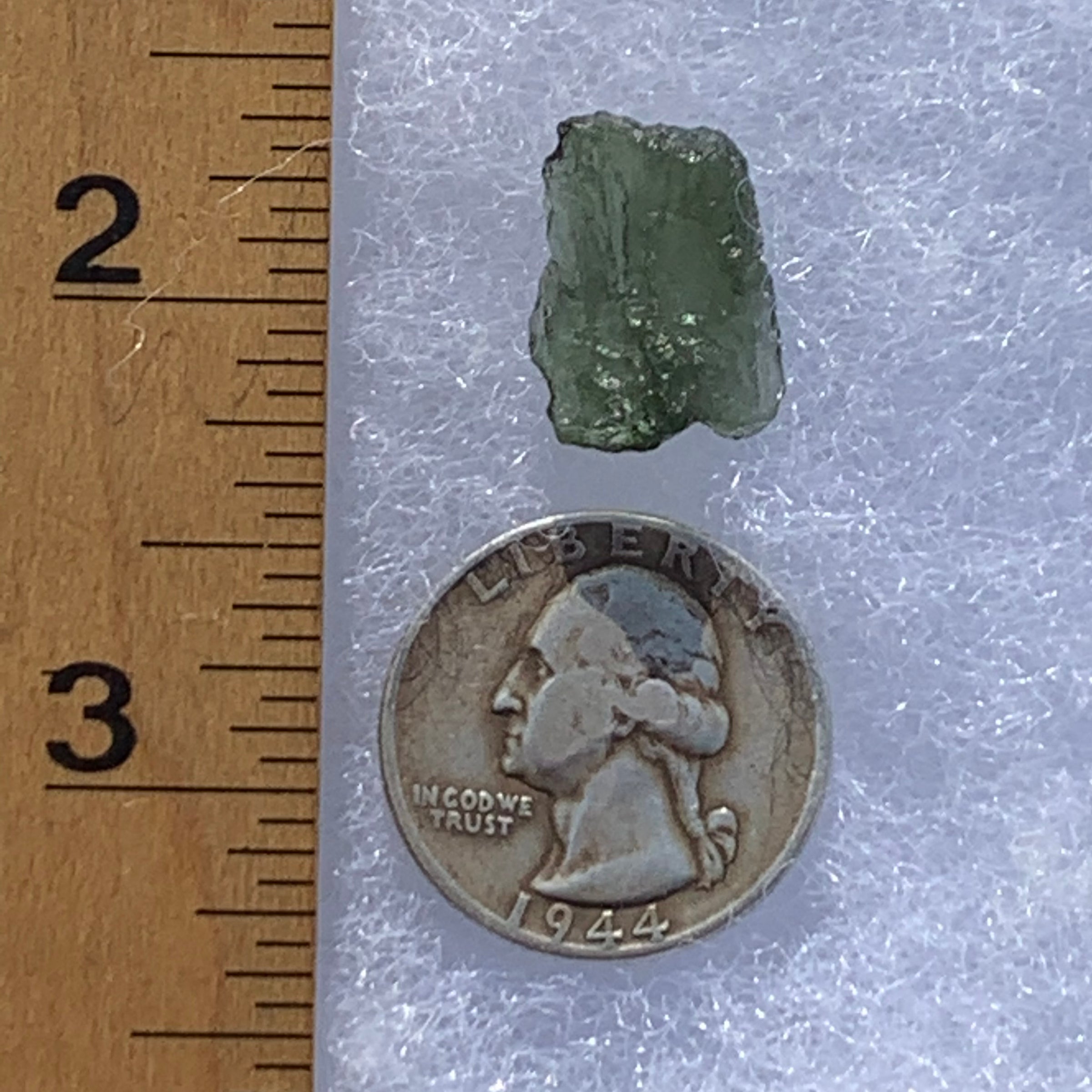 Moldavite Genuine Certified Czech Republic 1.4 grams