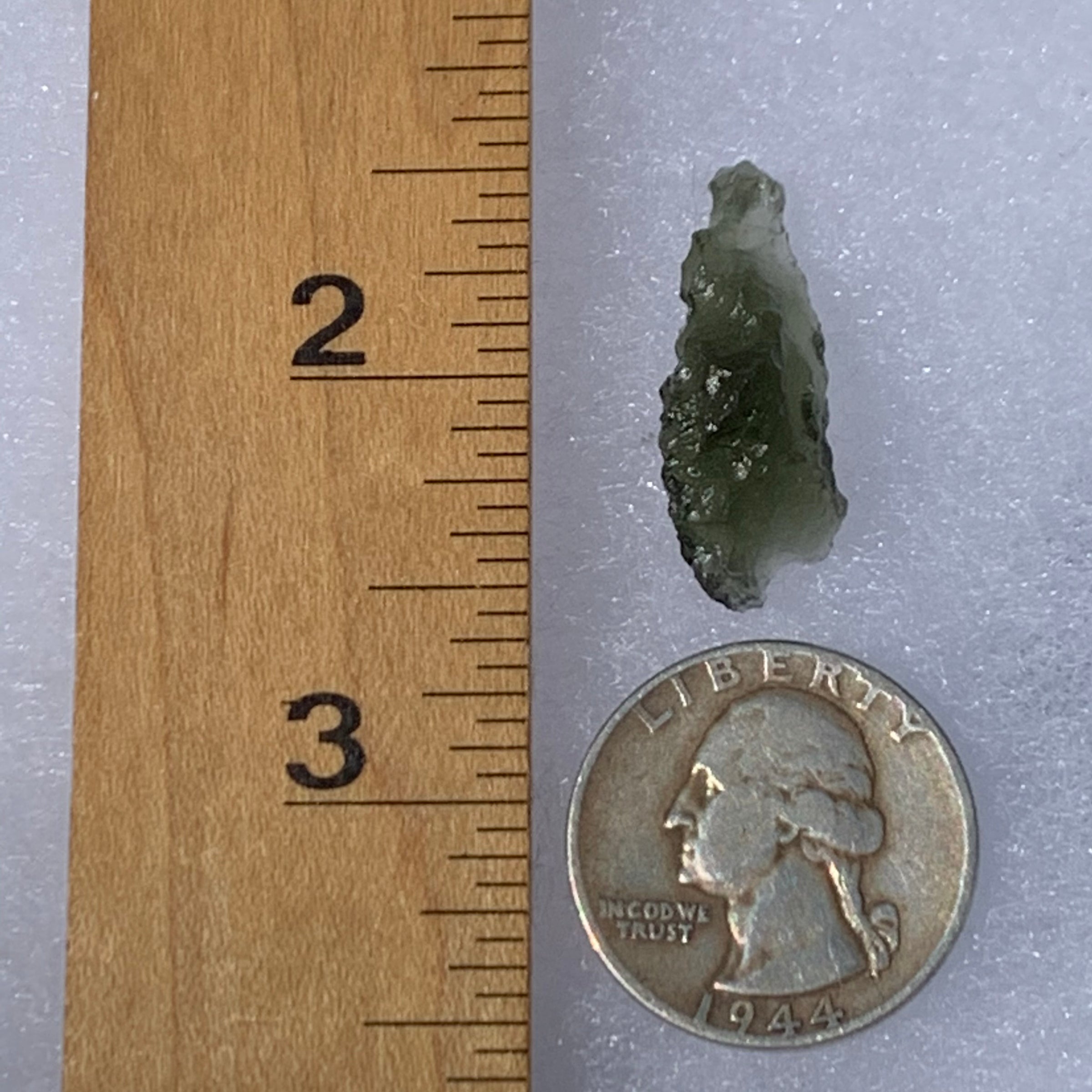 Moldavite Genuine Certified Czech Republic 2.2 grams