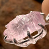 Crystallized Rose Quartz Necklace Sterling Silver #31