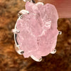 Crystallized Rose Quartz Necklace Sterling Silver #54