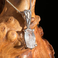 Raw Danburite Crystal Pendant Sterling Silver #3457