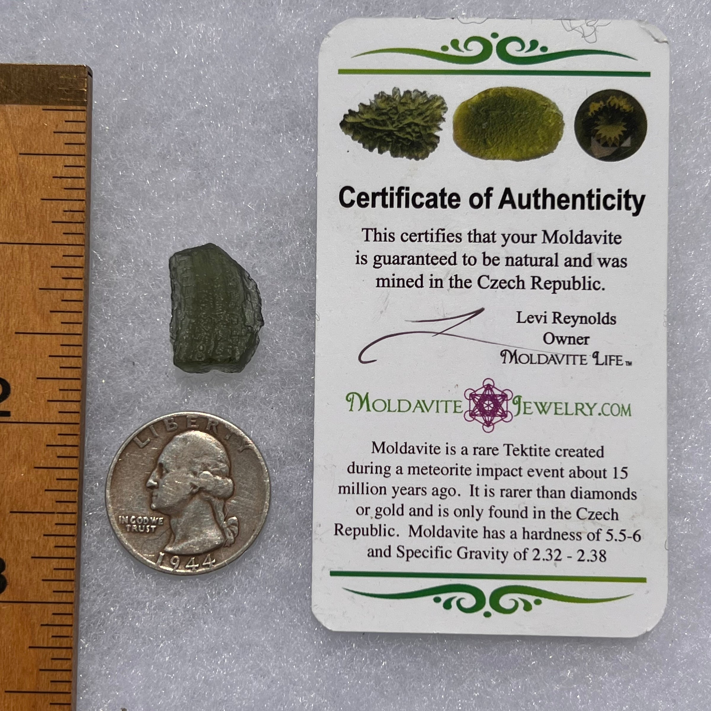 Moldavite 1.6 grams M1382