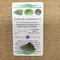 Besednice Angel Chime Moldavite 0.74 Grams
