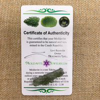 Besednice Angel Chime Moldavite 1.13 Grams