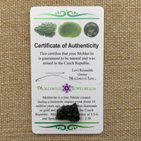 Moldavite 1.1 grams M1296