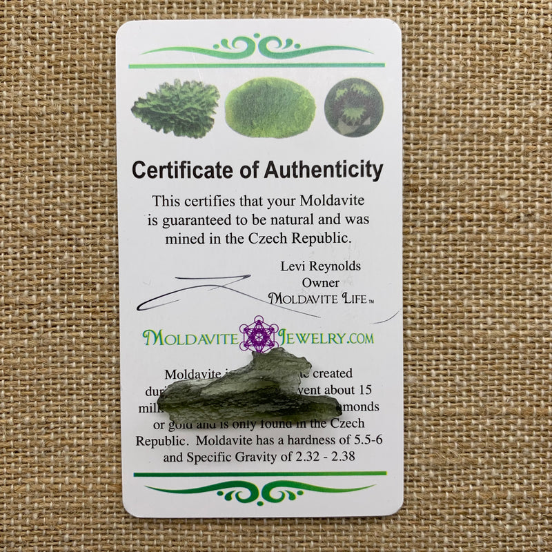 Moldavite 1.2 grams M1301