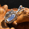 Pyrite in Quartz Pendant Sterling Silver #2681