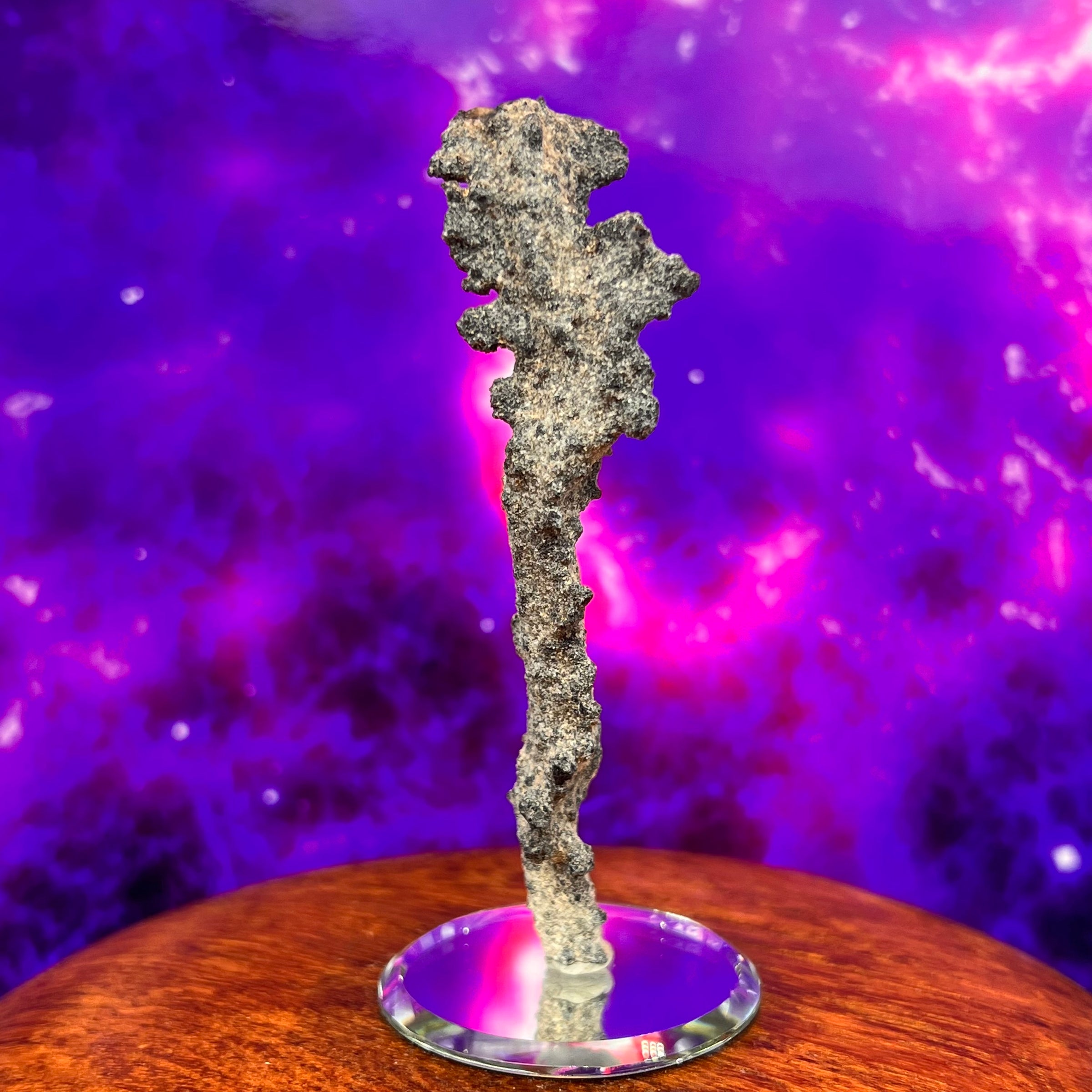 Fulgurite Lightning Natural Glass, Morocco #49-Moldavite Life
