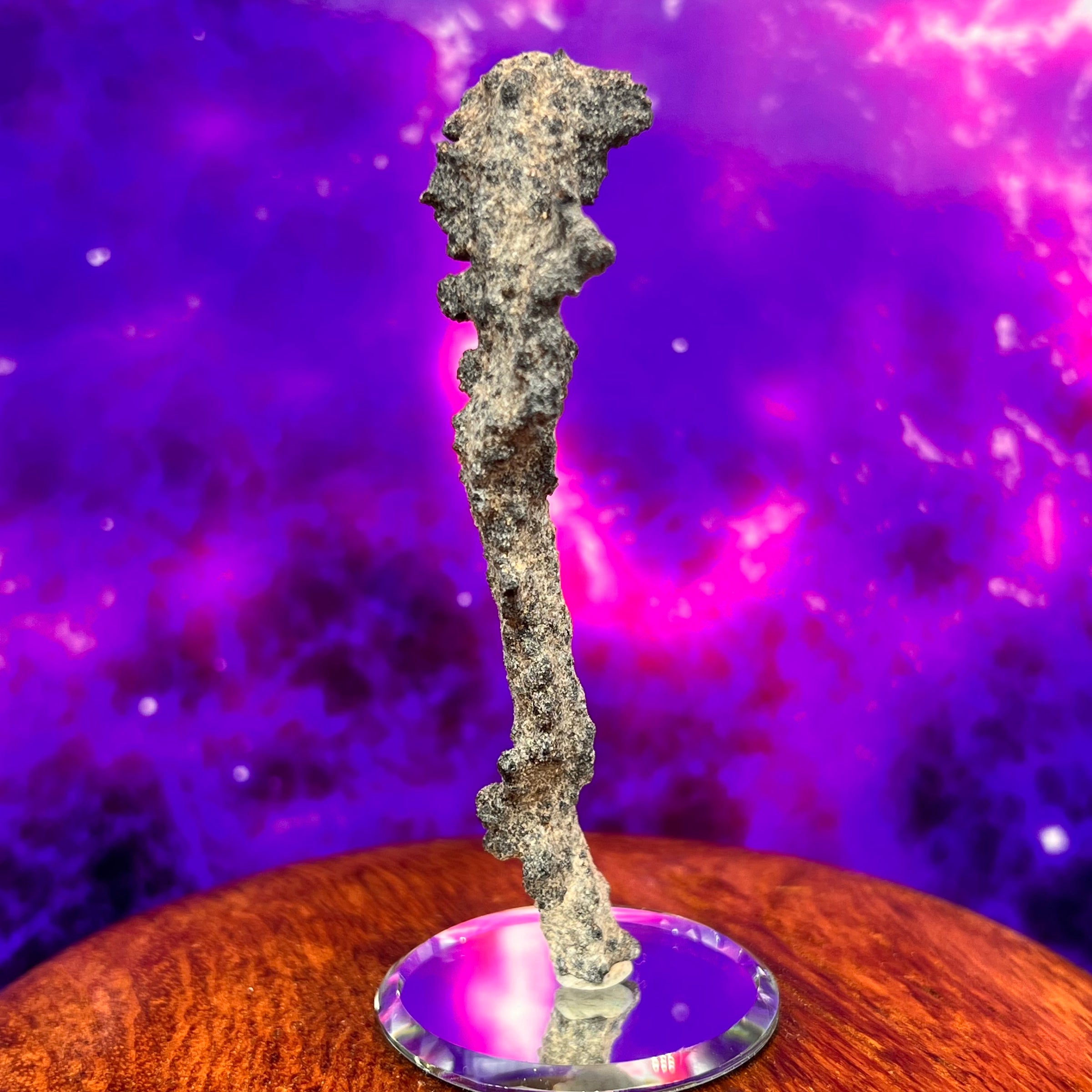 Fulgurite Lightning Natural Glass, Morocco #49-Moldavite Life