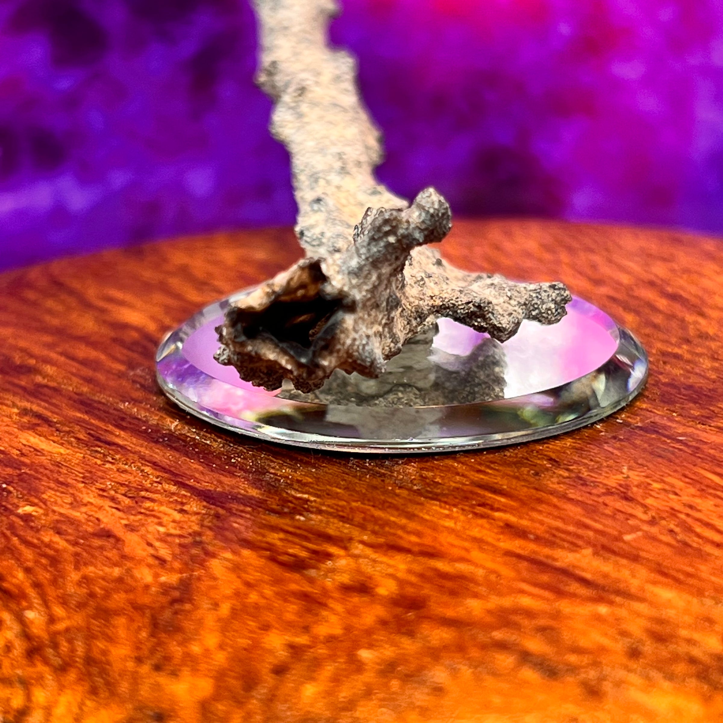 Fulgurite Lightning Natural Glass, Morocco #49-Moldavite Life