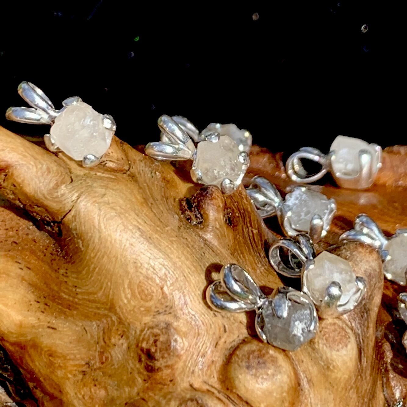 Dainty Colorado Phenacite Necklace Sterling Silver