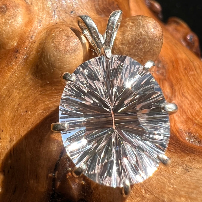 Faceted Danburite Pendant Sterling Silver #2626-Moldavite Life