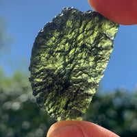 Moldavite Genuine Certified Czech Republic 10.2 grams-Moldavite Life