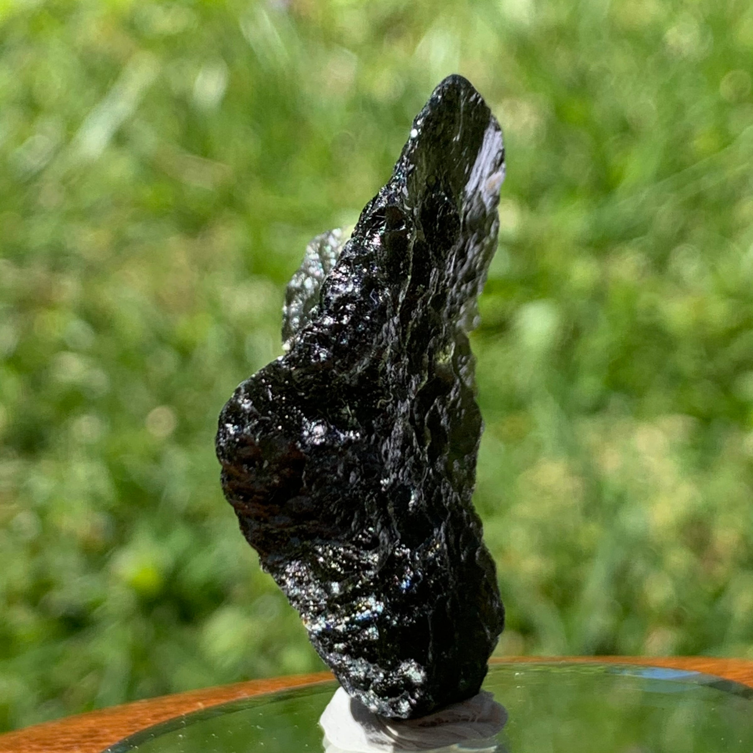 Moldavite Genuine Certified Czech Republic 17.1 grams-Moldavite Life