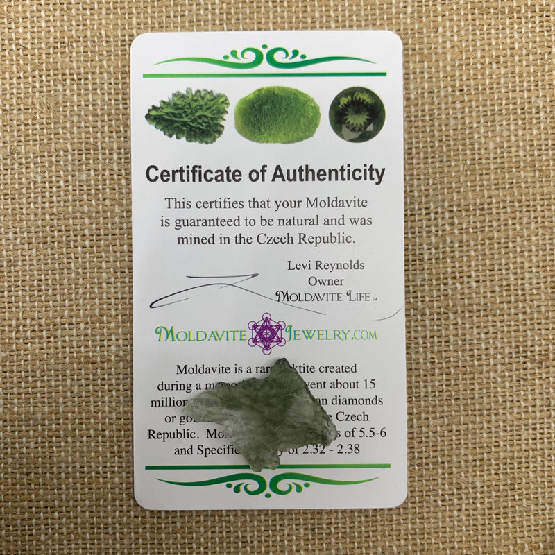 Besednice Moldavite 1.0 gram