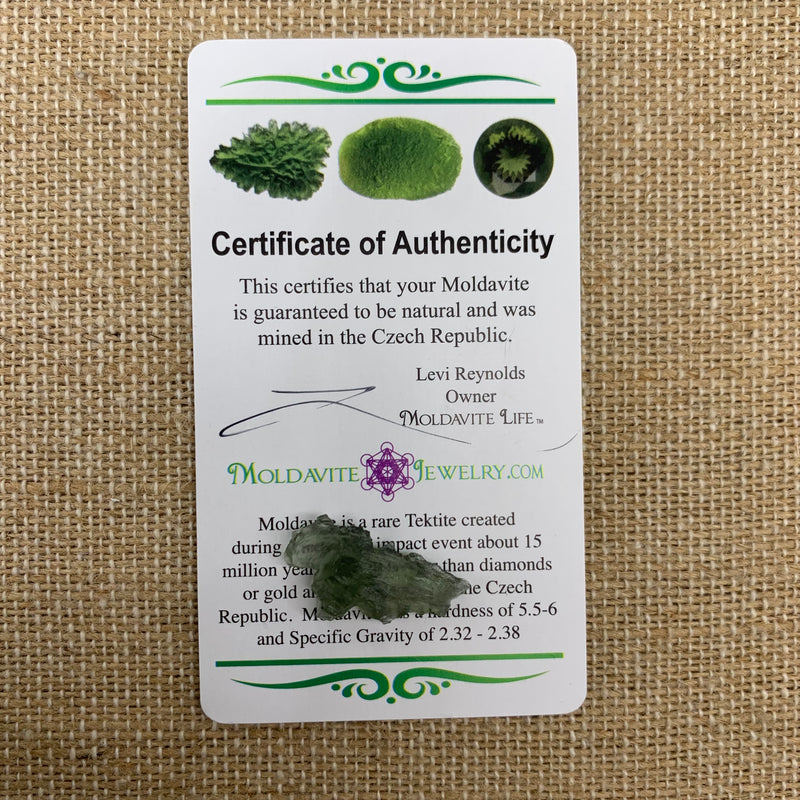 Besednice Moldavite 0.89 gram