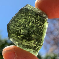 Moldavite Genuine Certified Czech Republic 12.2 grams-Moldavite Life