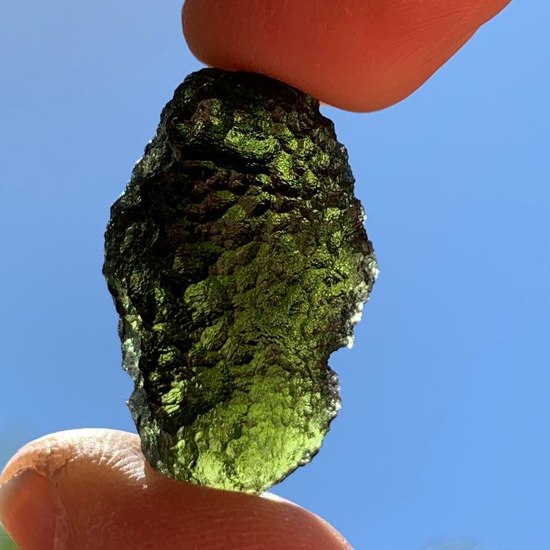 Moldavite Genuine Certified Czech Republic 10.1 grams-Moldavite Life