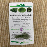 Besednice Moldavite 0.9 gram