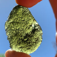 Moldavite Genuine Certified Czech Republic 18.3 grams-Moldavite Life