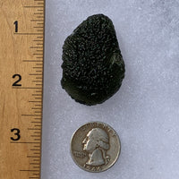 Moldavite Genuine Certified Czech Republic 18.3 grams-Moldavite Life