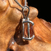 Rainbow Garnet Pendant Necklace Sterling Silver #2633
