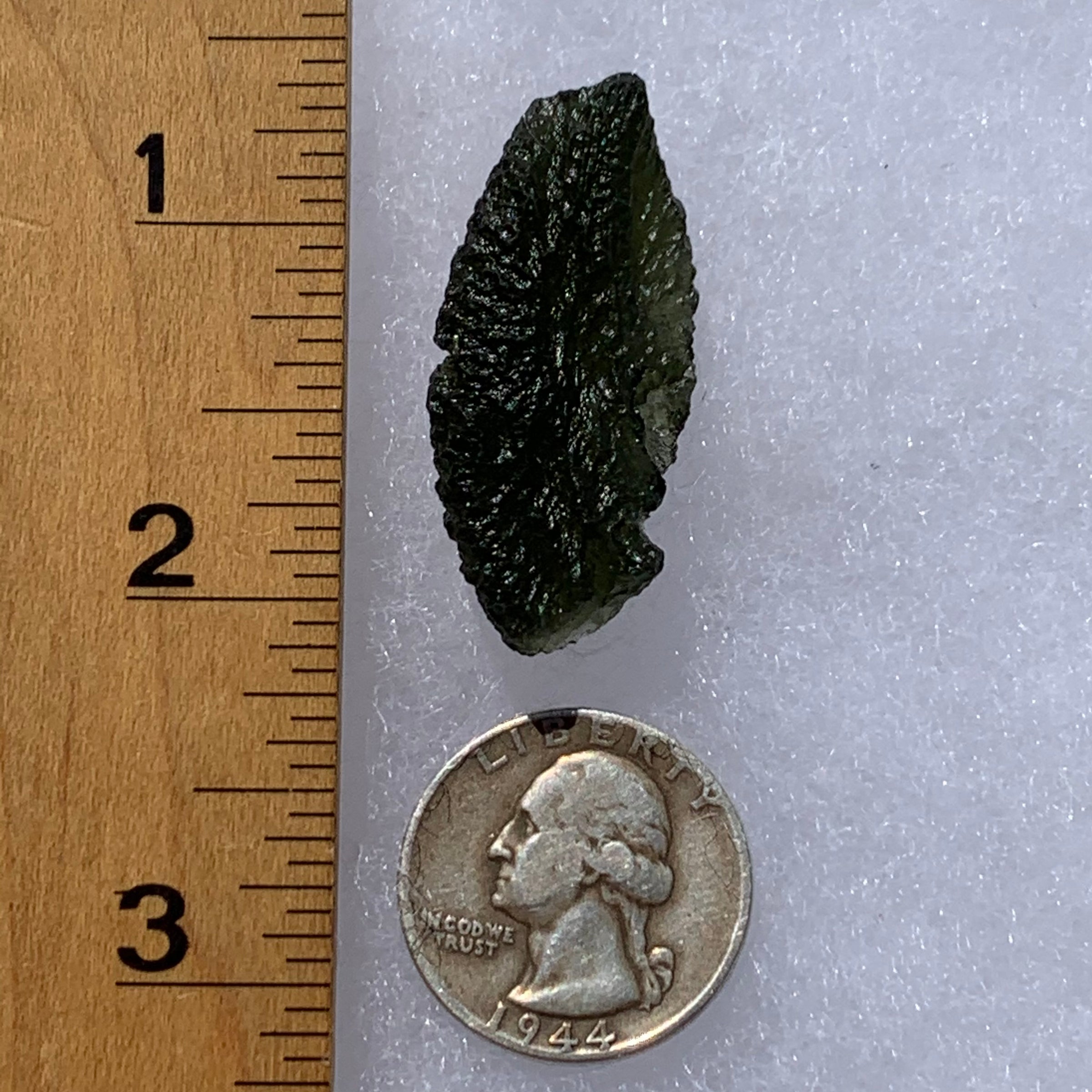 Moldavite Genuine Certified Czech Republic 8.1 grams-Moldavite Life