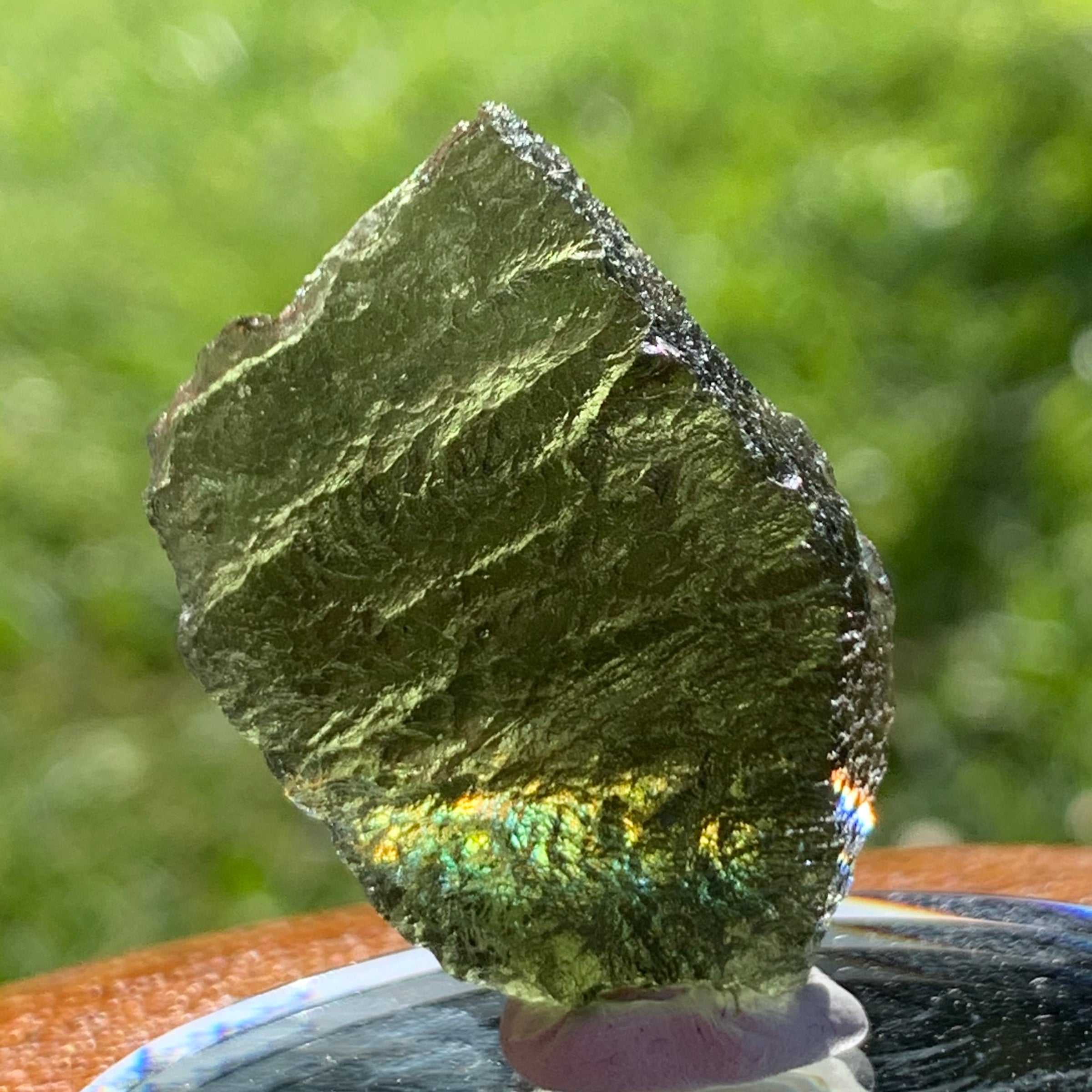 Moldavite Genuine Certified Czech Republic 7.7 grams-Moldavite Life