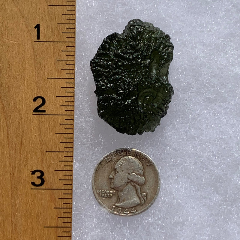 Moldavite Genuine Certified Czech Republic 15.2 grams-Moldavite Life