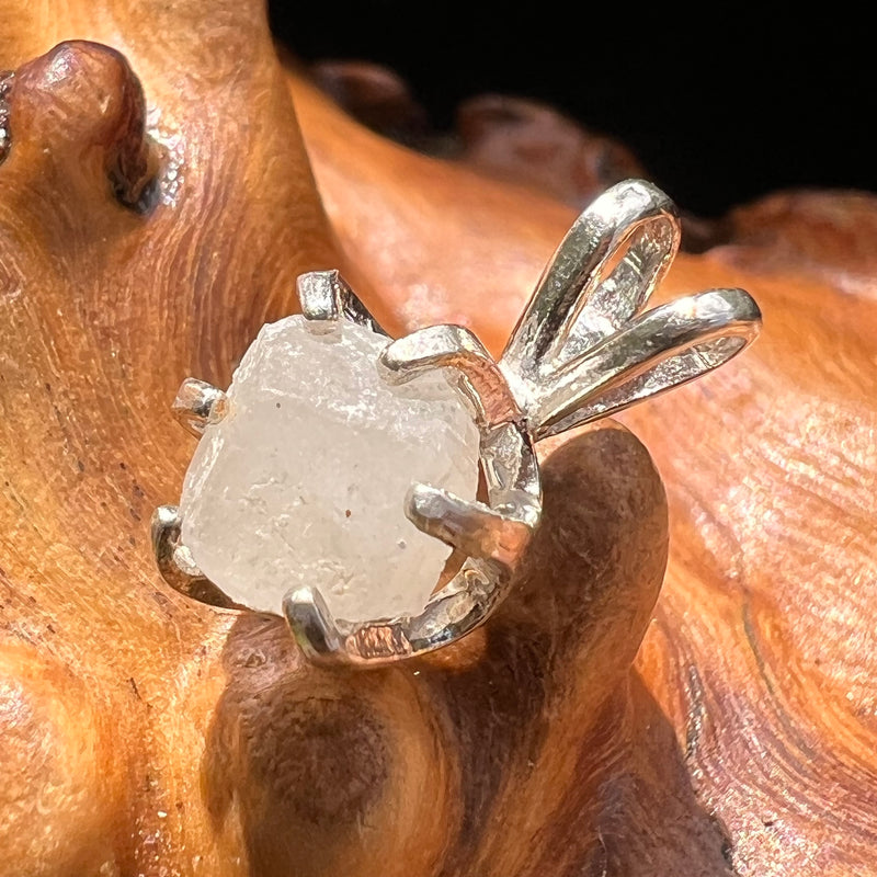 Raw Phenacite Crystal Pendant Sterling Colorado #2668