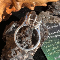 Raw Darwinite Ring Size 7.5 Sterling Silver #2279
